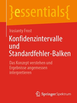 cover image of Konfidenzintervalle und Standardfehler-Balken